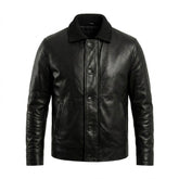 007 First Light James Bond Black Leather Jacket