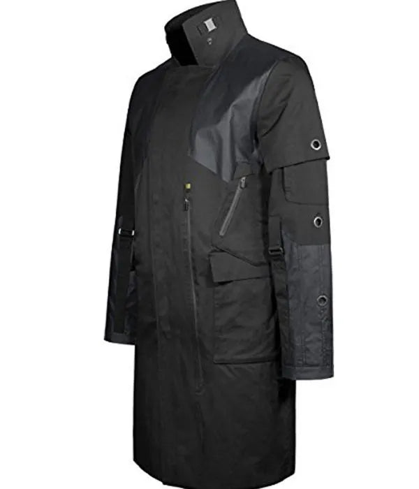 Adam Jensen Deus Ex Black Nylon Coat