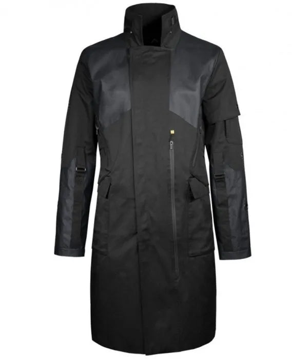 Adam Jensen Deus Ex Black Nylon Coat