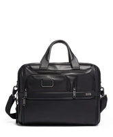 American Expandable Organizer Leather Laptop Bag