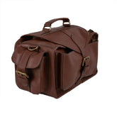 Premium Brown Leather Travel Camera Bag