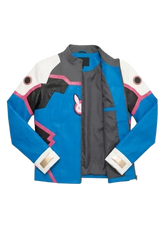 D.Va Blue Leather Jacket For Men