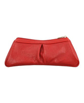 Faux Leather SFO Red Travel Pouch For Women