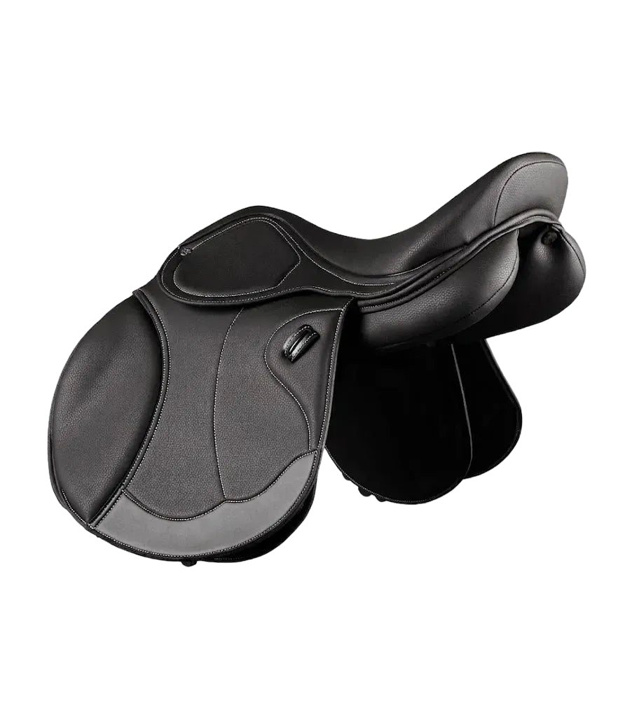Genuine Leather Bastia Synthetic Black Jump Saddle