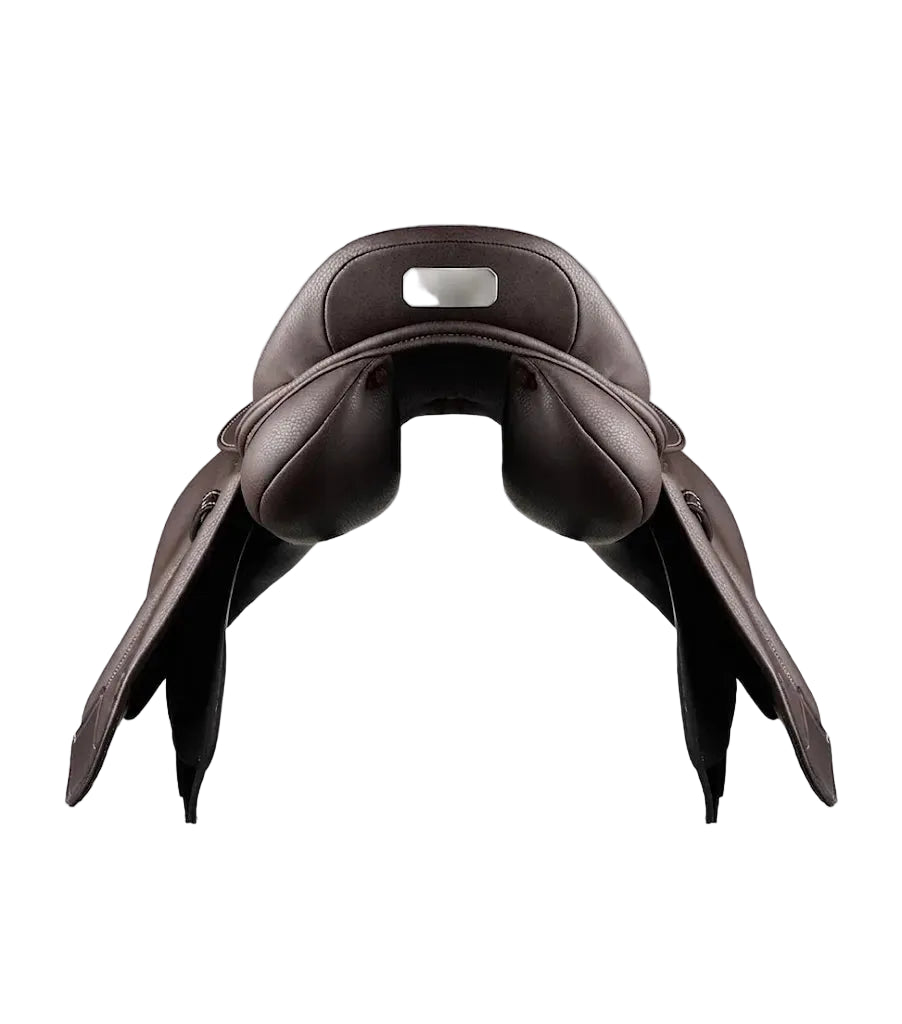Genuine Leather Bastia Synthetic Dark Brown Jump Saddle