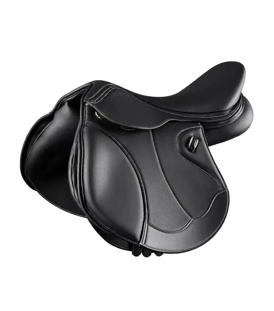 Genuine Leather Bastia Synthetic Black Jump Saddle
