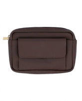 Genuine Leather Vintage Brown Belt Pouch For Unisex