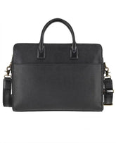 Genuine Leather Wall Street Black Executive Bag