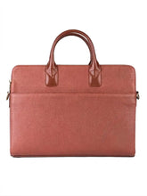 Genuine Leather Wall Street Brown Executive Bag