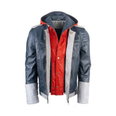 Kingdom Hearts 4 Sora Hooded Leather Jacket
