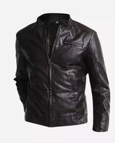 Mark-brown-leather-cafe-racer-jacket