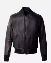 Men-casual-black-bomber-jacket