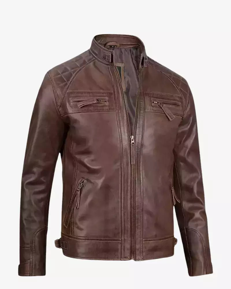 men-brown-cafe-racer-jacket