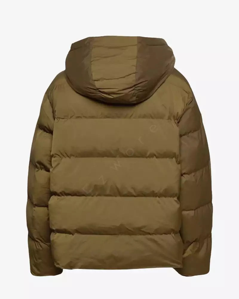 men-brown-puffer-hooded-jacket