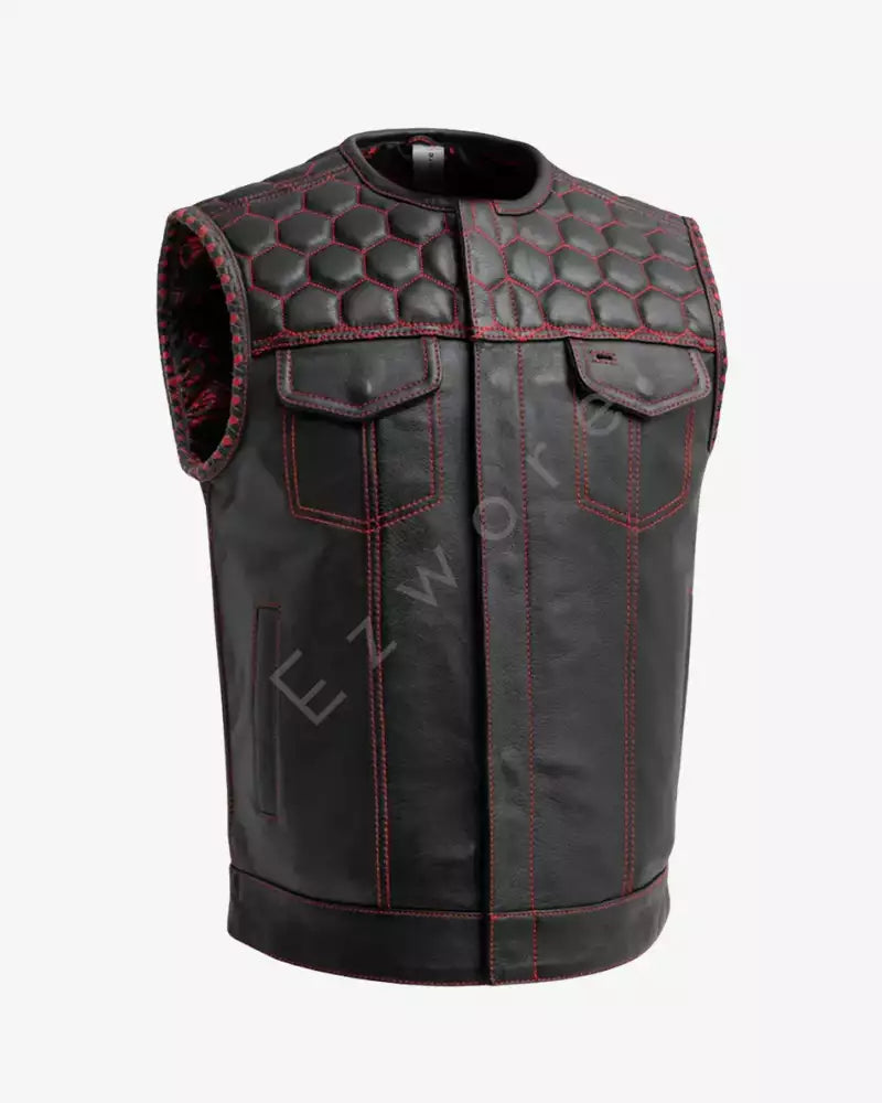men-red-diamond-stitch-club-vest