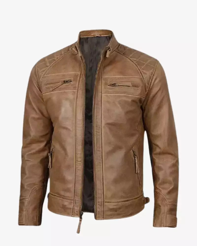 mens-camel-brown-leather-jacket