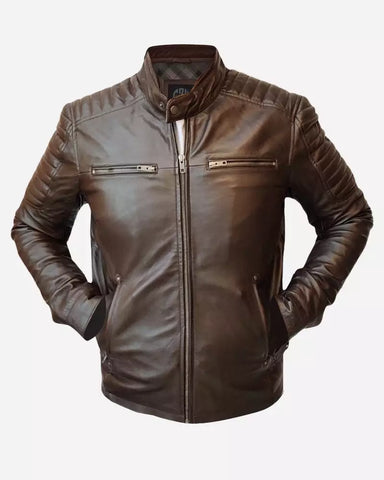 Men's Handmade Slim Fit Leather Jacket Men's Handmade Slim Fit Leather Jacket