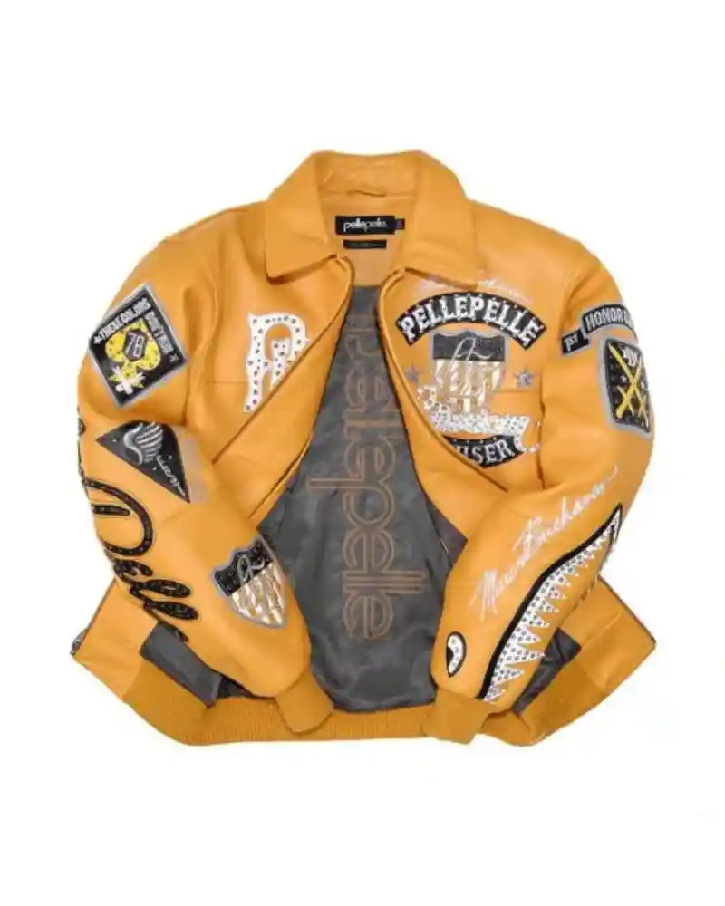 Pelle Pelle American Bruiser Yellow Jacket