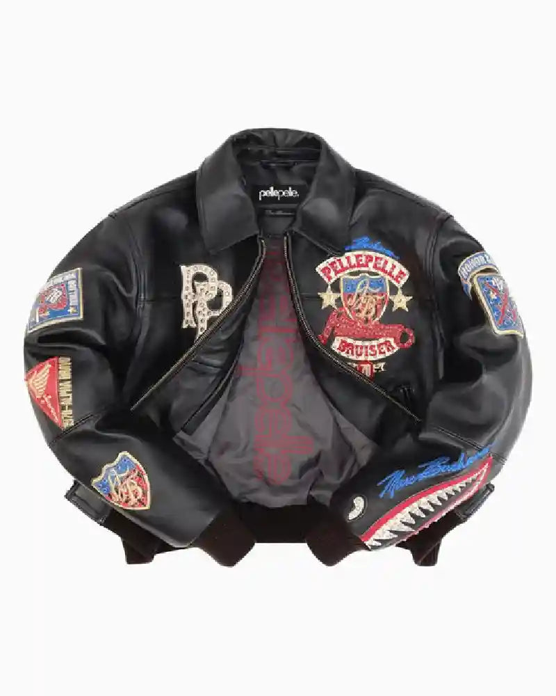 Pelle Pelle American Bruiser Crop Leather Jacket