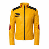 Pikachu Pokemon Yellow Leather Jacket