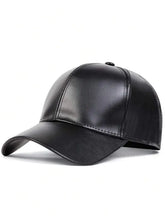 Real Leather Premium Black Cap For Men & Women