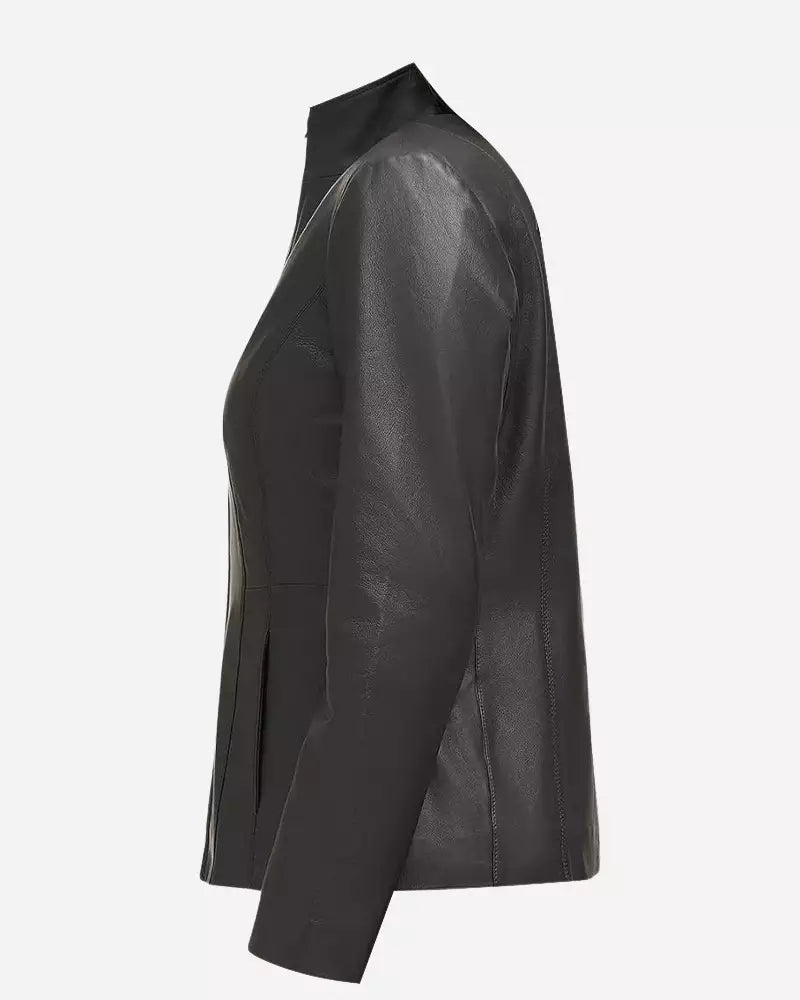 Womens-classic-black-jacket