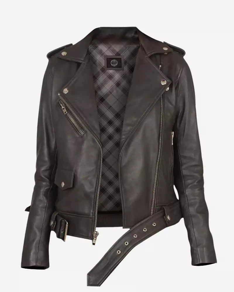 Women-alison-brown-biker-jacket