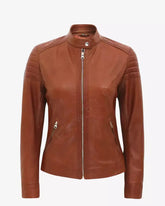 women-padded-leather-jacket