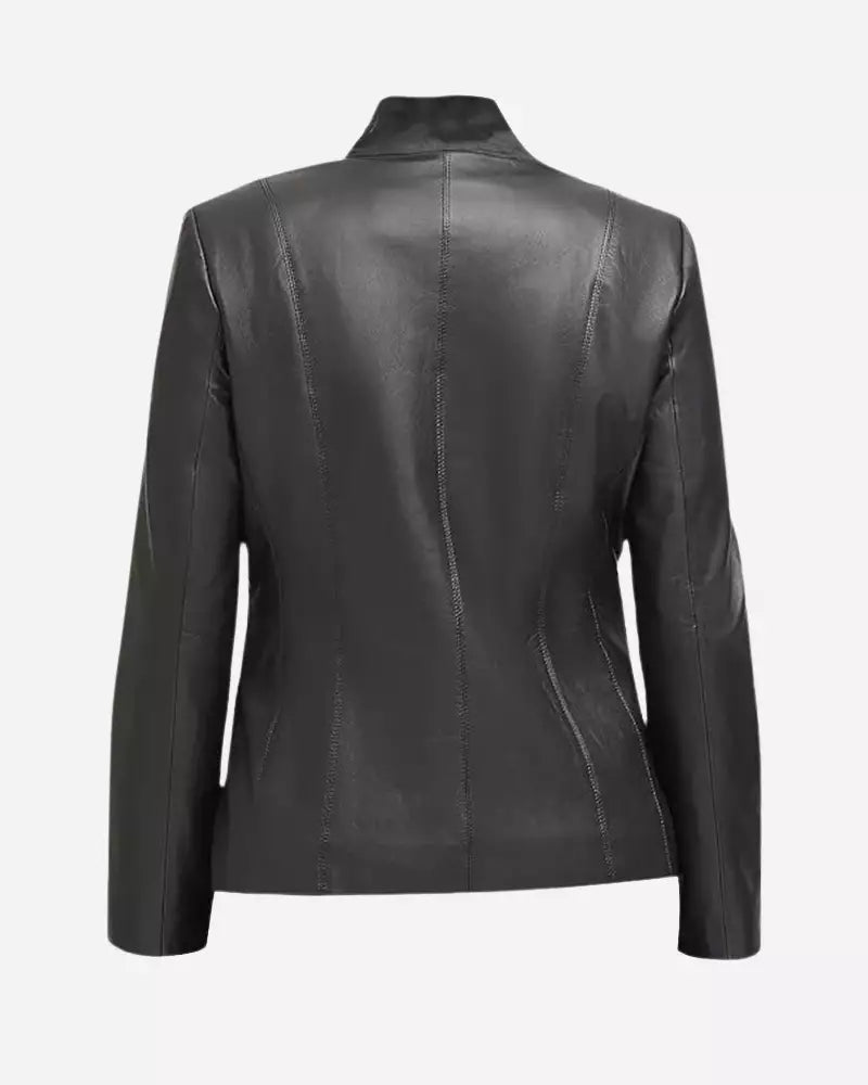Womens-classic-black-jacket