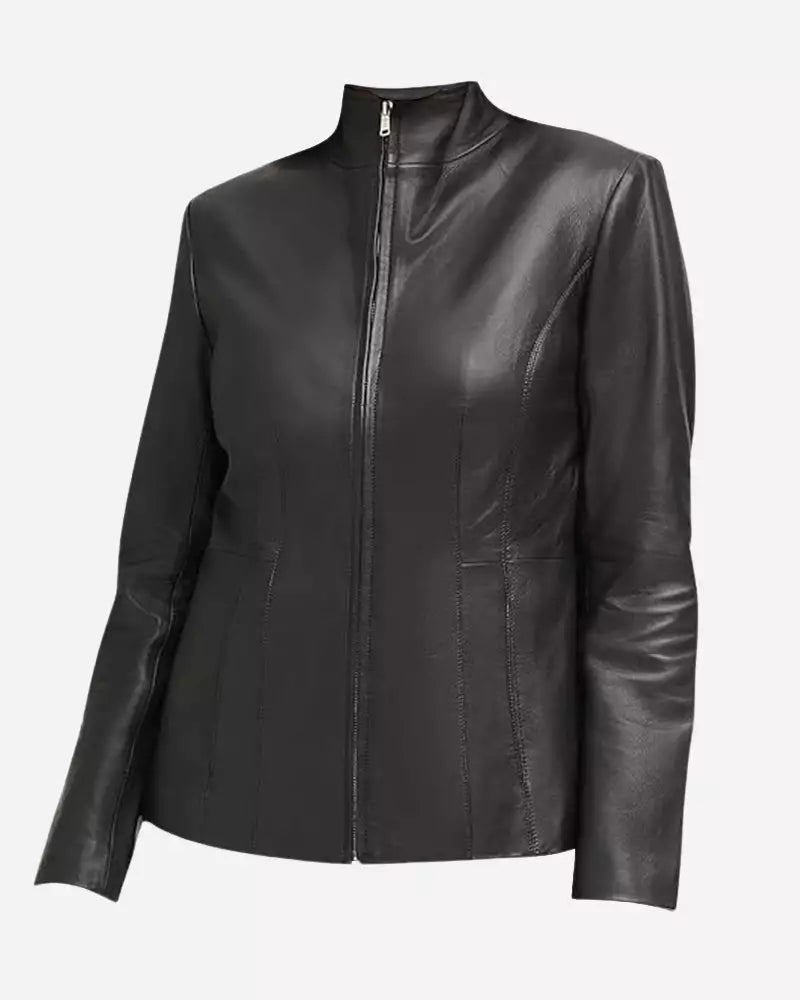 Womens-classic-black-jacket
