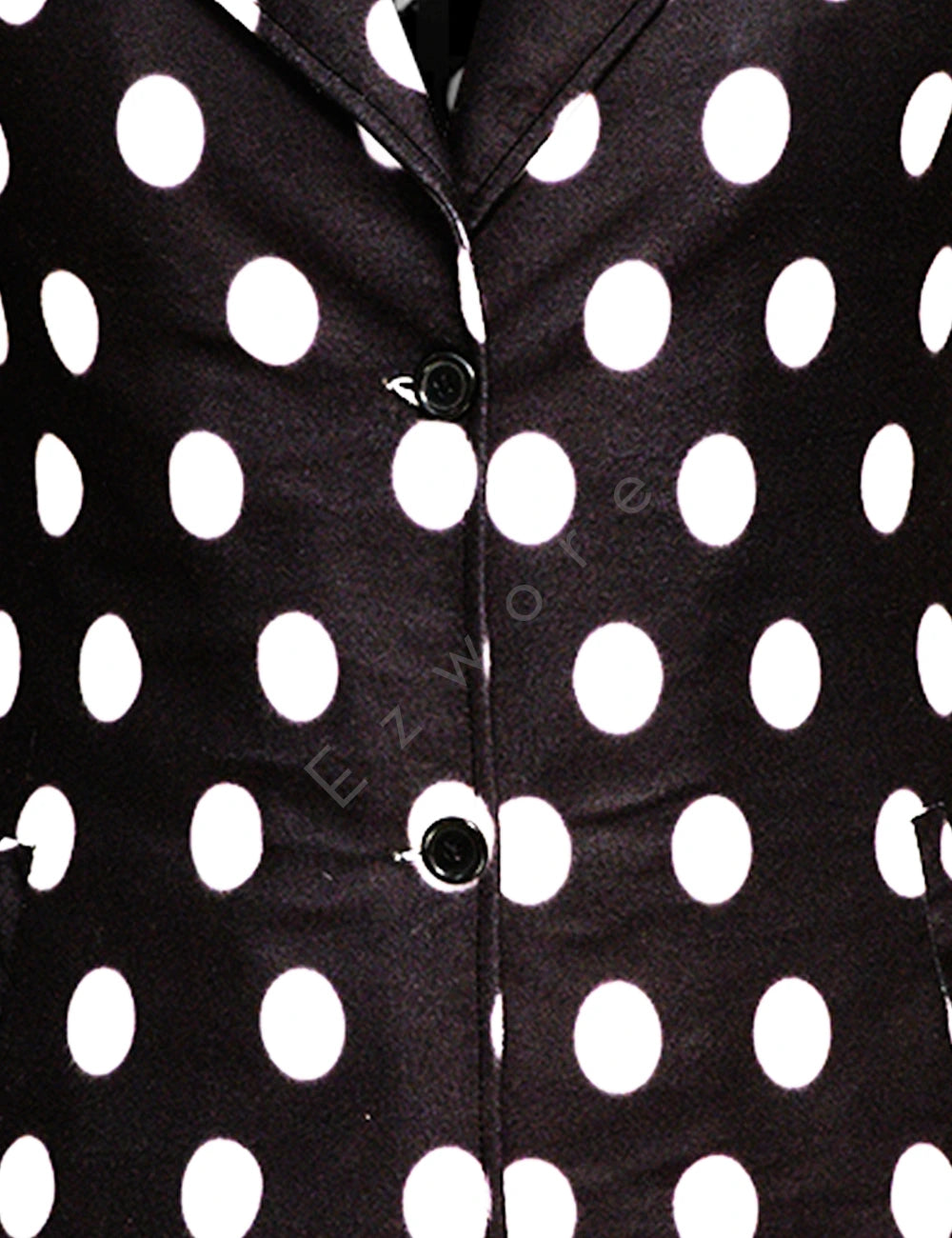 women-polka-dot-print-coat
