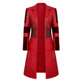 Womens Scarlet Witch Red Trench Coat