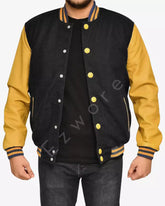 yellow-and-black-varsity-jacket