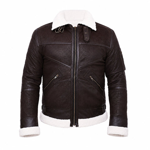 Power 50 Cent Shearling Brown Jacket