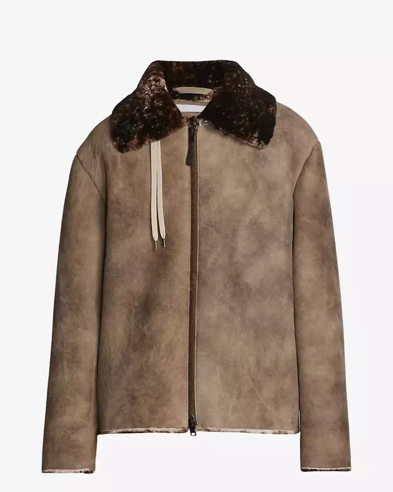 ジャケット・アウター alexiastam Eco Fur Hooded Jacket Brown alexiastam Eco Fur Hooded Jacket Brown
