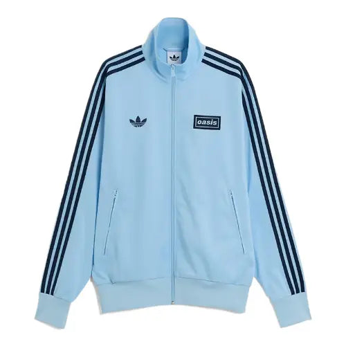 Adidas Oasis Sky Blue Track Jacket | Men Oasis Blue Track Jacket