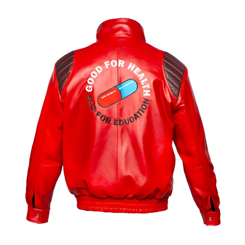 Akira Kaneda Red Capsule Leather Jacket