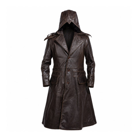 Assassin's Creed Jacob Frye Leather Long Coat