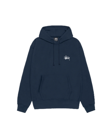 Basic Stussy Blue Hoodie