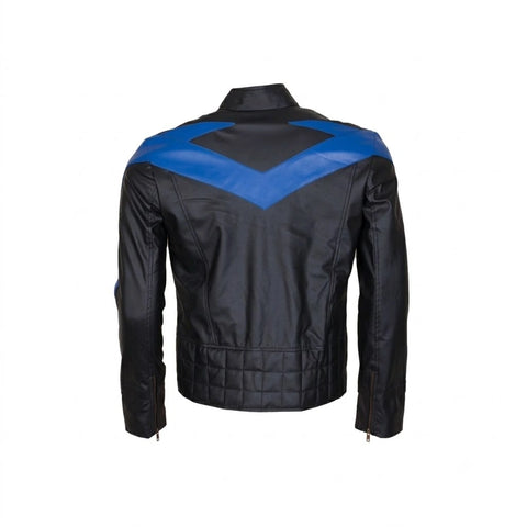 Batman Knight Nightwing Leather Jacket