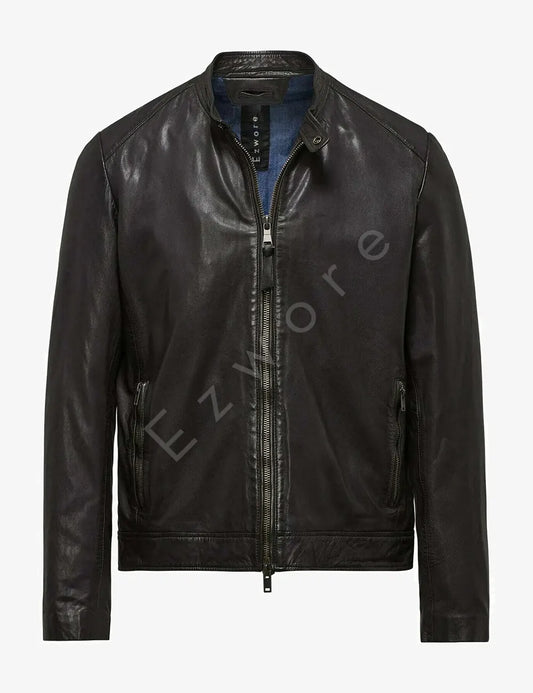 Black Leather Jacket For Men