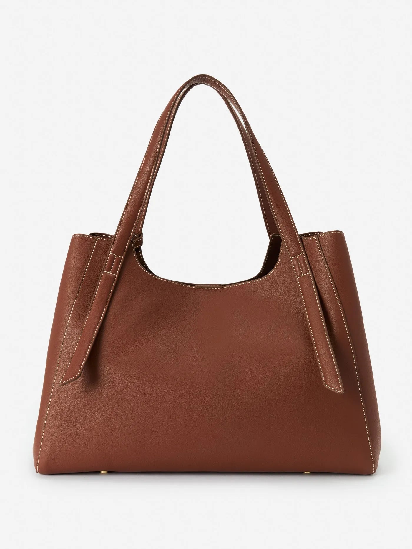 Brown Genuine Leather Tote Bags for Women