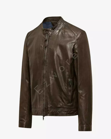 Brown Leather Jacket For Men