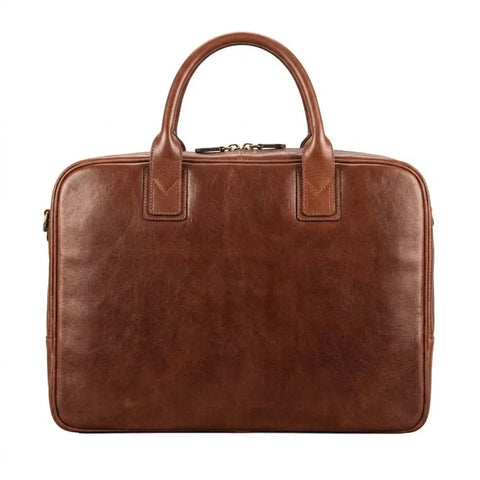 Classic Leather Laptop The Calvino Business Briefcase