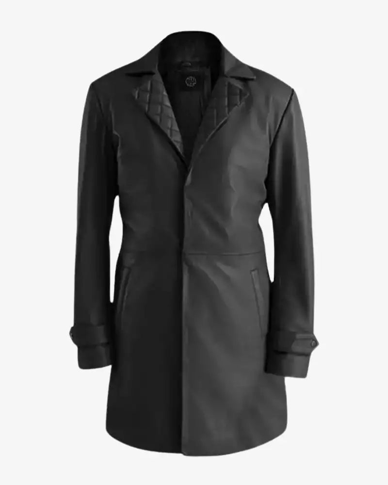 Classmith Black Leather Coat