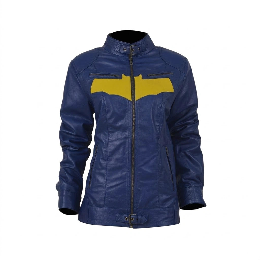 Comic Batgirl Motorcycle Costume Jacket