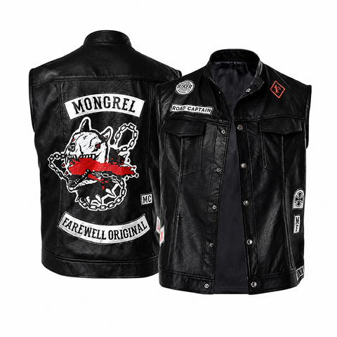 Deacon St. John Days Gone Biker Leather Vest