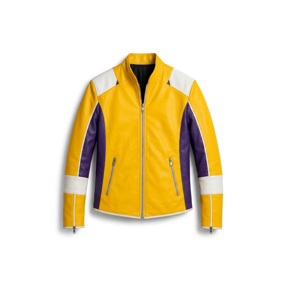 Dead As Disco Charlie Disco Yellow Leather Jacket