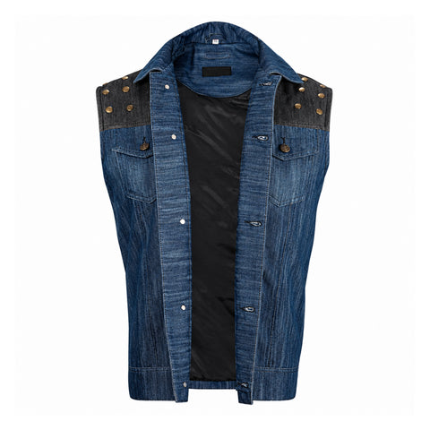 Delsin Rowe Denim Blue Vest