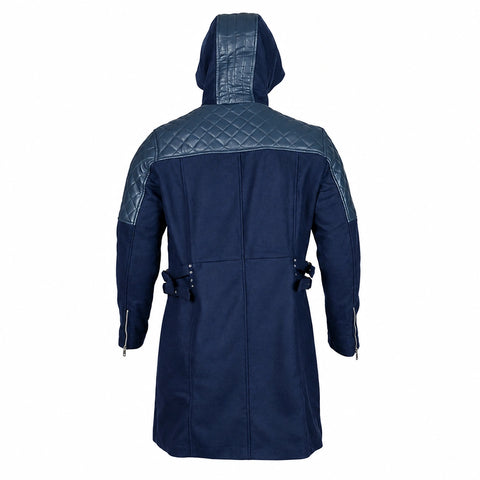 Devil May Cry 5 Nero Blue Coat with Hood